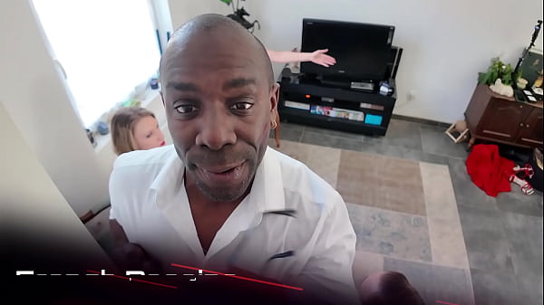 Lescaf’s intimate behind-the-scenes adventure as she faces the strap-on for a thrilling pegging session.