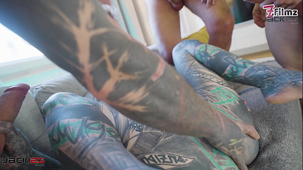 Hardcore Anal Threesome with Monster Cocks