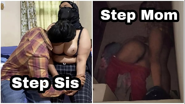 Step Sibling and Mom First Anal Experience